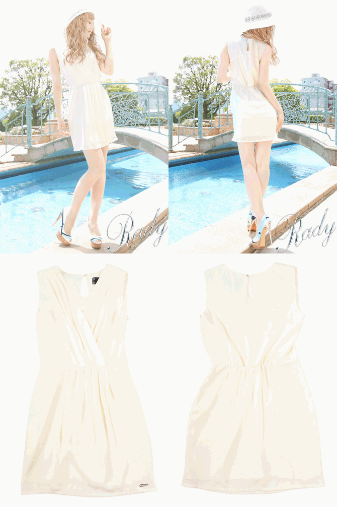 Rady 通販 女神様になれちゃうワンピース カシュクールワンピース